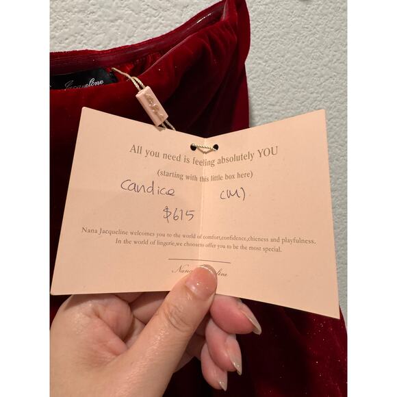 Nana Jacqueline candice dress red M - Picture 13 of 13